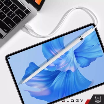 Магнітний стилус Alogy Note & Sketch Pen для Apple iPad Pro/ Air/ Mini White