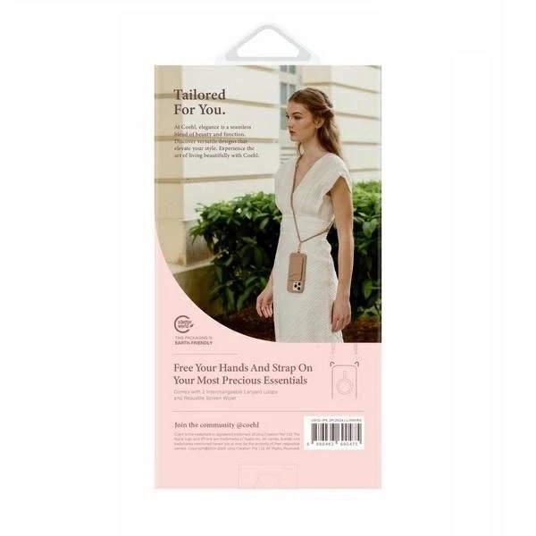 Etui UNIQ Coehl Linear do iPhone 16 Pro MagSafe Opalizujące