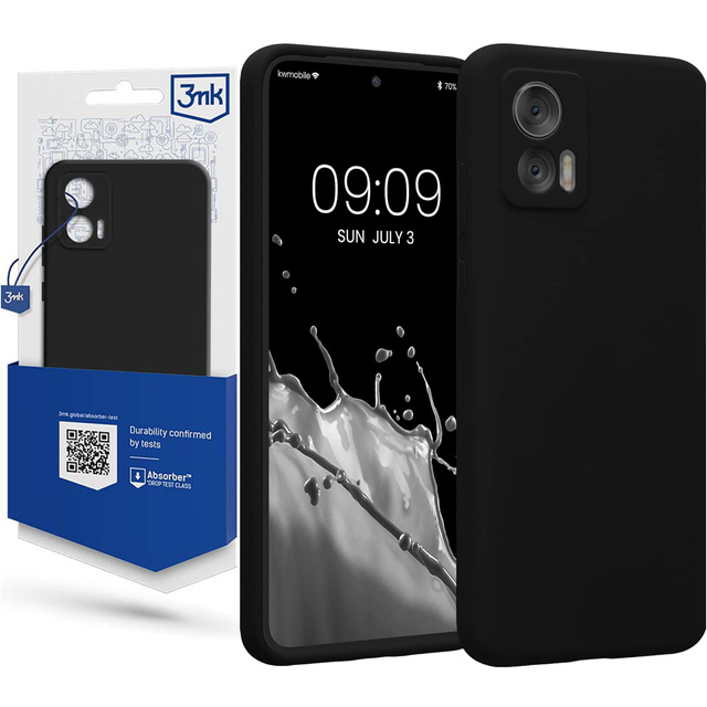 Case for Motorola Edge 30 Neo 3mk Matt Case Cover Matte Black Back