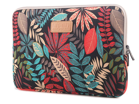 Tasche Lisen Laptophülle 13,5 '' für Macbook Air / Pro Schwarz