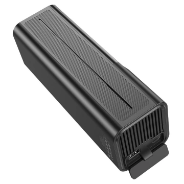 Портативний бездротовий повітряний компресор HOCO 5000mAh ZP7 чорного кольору
