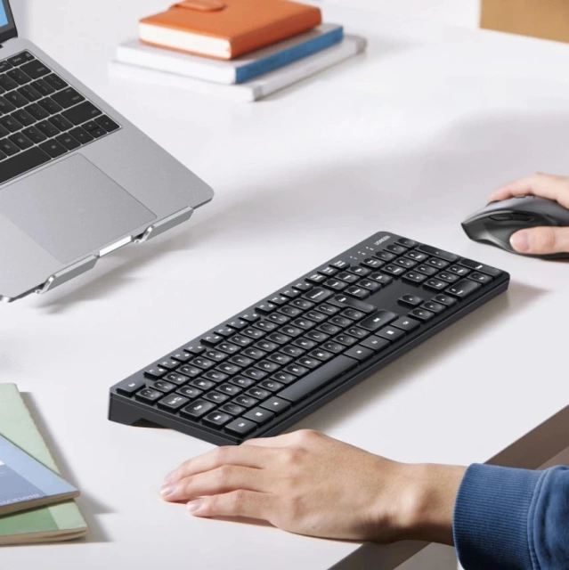 Ugreen MK006 Wireless Keyboard Mouse Set 2.4 GHz Black