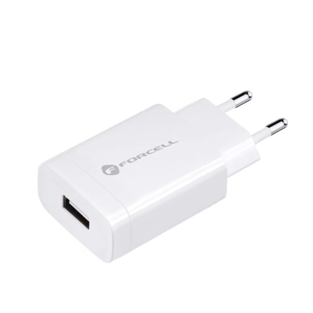 Forcell QC 3.0 18W USB Wall Charger White Fast Charging