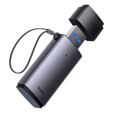Baseus Lite Series adapter SD / TF USB card reader grey (WKQX060013)