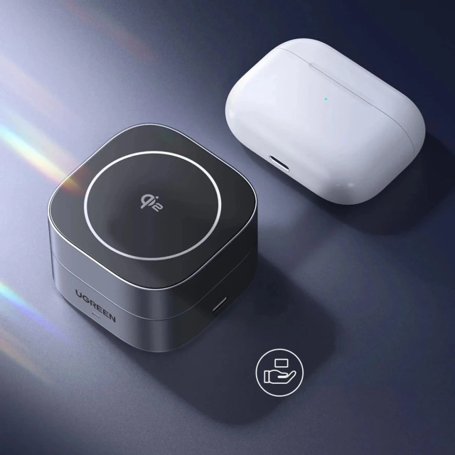 Nabíjačka Ugreen W702 3v1 MagSafe Qi2 15W skladacia USB-C čierna