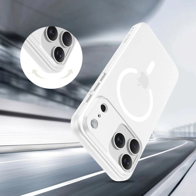 Etui do iPhone 17 Pro Max Tech-Protect MagSlim MagSafe Biały Mat