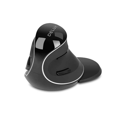 Бездротова вертикальна миша Delux M618PD BT / 2.4G 4200DPI 3 канали
