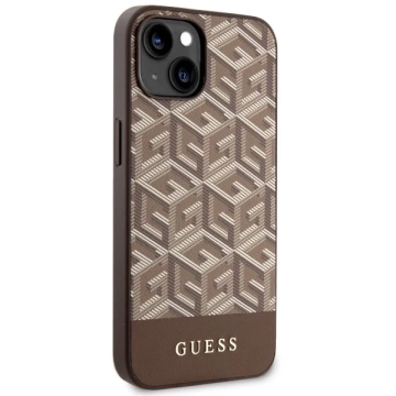 Etui Guess GUHMP14SHGCFSEW na iPhone 14 6,1" pevný obal GCube Stripes MagSafe