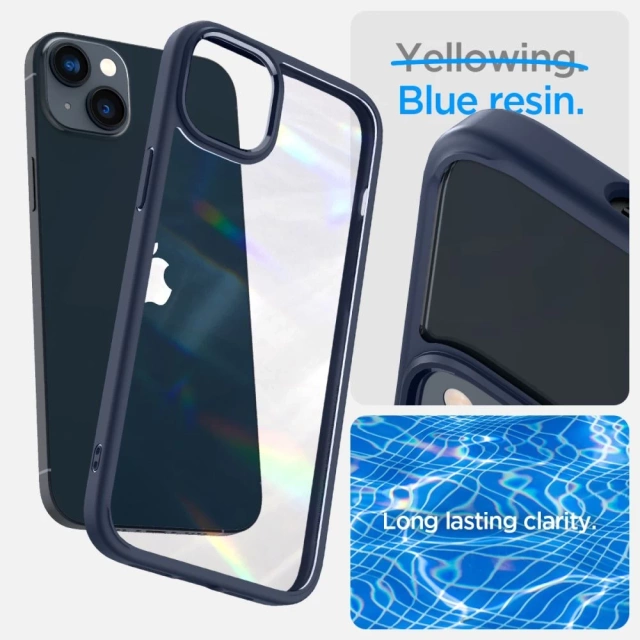 Spigen ultra hybrid iphone 14 plus marineblau