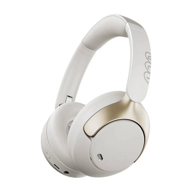 QCY H3 Pro ANC Bluetooth 5.4 Hi-Res 55h Wireless Headphones White