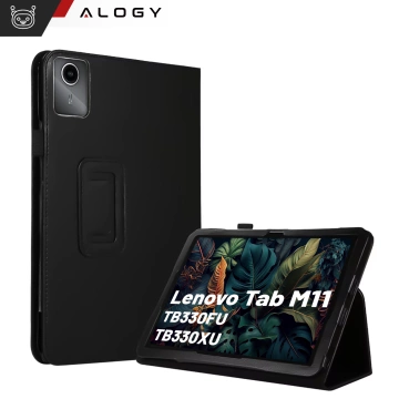 Pouzdro pro Lenovo Tab M11 10,95" TB330FU/TB330XU/TB331FC Kryt stojanu Tablet Flip Cover Pouzdro Alogy Black
