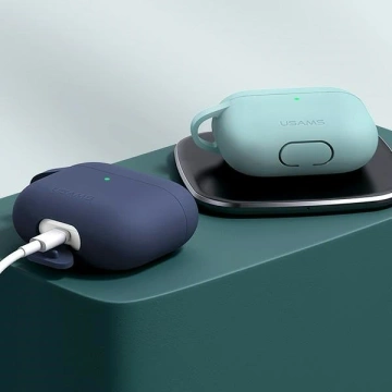 Protective case for USAMS headphones for Apple AirPods 3 silicone pink/pink BH741AP03 (US-BH741)