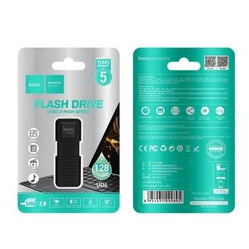 HOCO Pendrive UD6 128GB USB 2.0 Compact, Durable, Modern Design