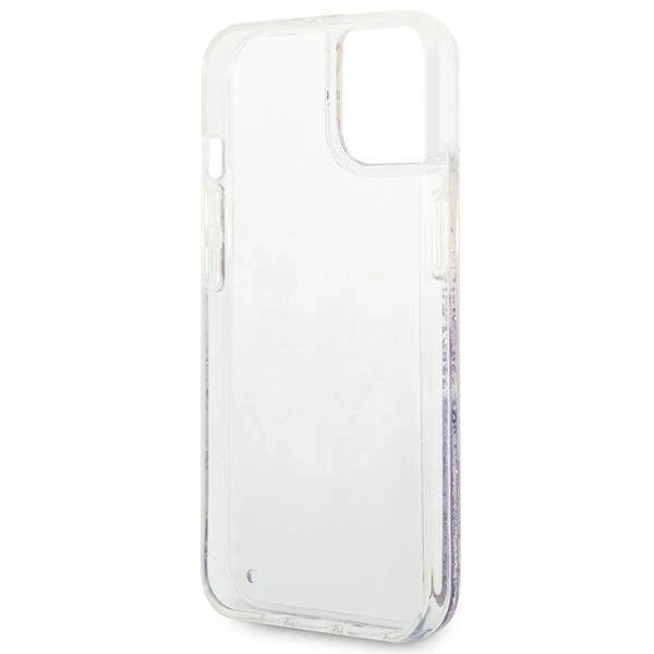 Etui Guess GUHCP14MLFLSU для Apple iPhone 14 Plus 6,7" fioletowy/фіолетовий твердий чохол Flower Liquid Glitter