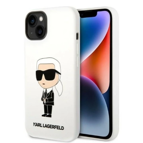 Etui Karl Lagerfeld KLHCP14MSNIKBCH до Apple iPhone 14 Plus 6,7" Hardcase Silicone Ikonik