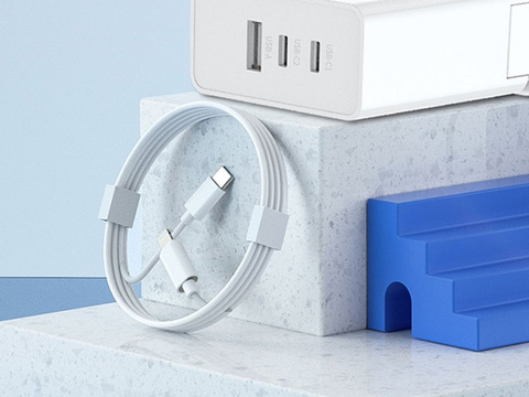 USB nástěnná nabíječka 2x USB-C Rock Gan EU / US USB-C kabel typu C