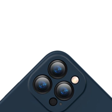 Baseus Liquid Gel Case Silikonhülle für iPhone 13 Pro Blau (ARYT000703)