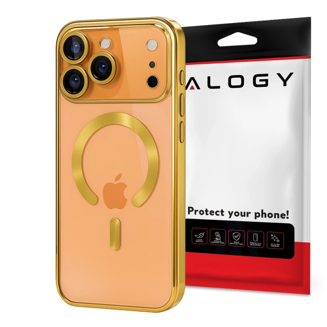 Kryt pre Apple iPhone 16 Pro Max Alogy MagSafe Hybrid Matte Case Matný kryt s ochranou šošovky čierny