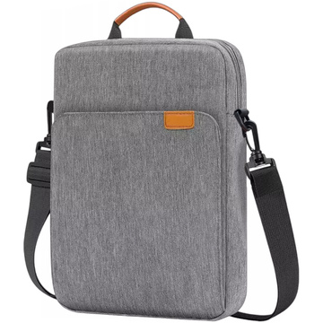 Tasche für Laptop / iPad Pro Air / Tablet 11-13 Zoll Herren Damen Unisex Schultergurt Tasche Hülle Alogy Tasche grau
