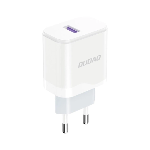 Ładowarka Dudao A20EU 18W USB-A Quick Charge 3.0 Biała