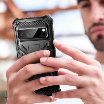 Google Pixel 9 Pro XL Supcase ArmorBox Schwarze Schutzhülle