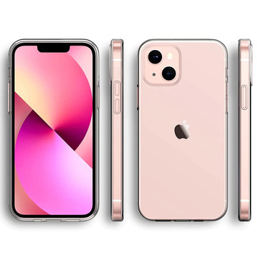 Silikonové pouzdro Alogové pouzdro pro Apple iPhone 14 Plus Clear Glass