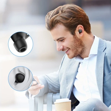 Бездротові навушники Joyroom TWS Bluetooth 5.1 300mAh Black (JR-TL1 Pro)
