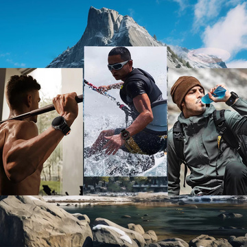 Nylonový remienok pre Garmin Fenix 5x / 6x / 7x / Pro / Descent / Tactix / Enduro (26 mm) Alogy Nylon Band Black