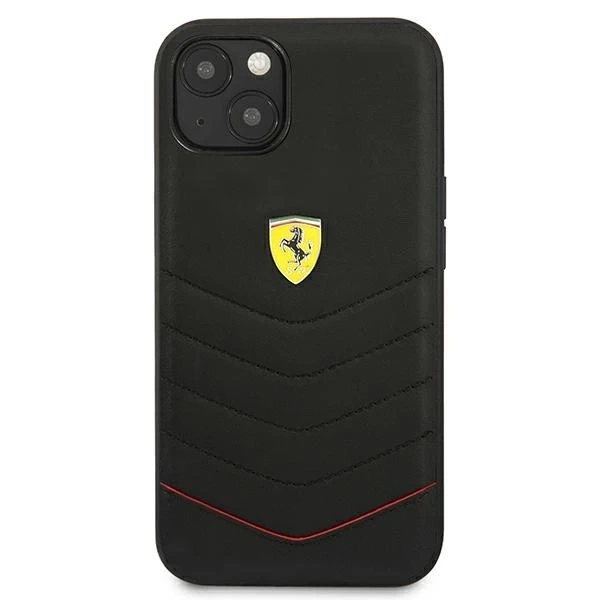 Чохол для телефону Ferrari iPhone 13 mini 5.4" black/black hardcase Off Track Quilted