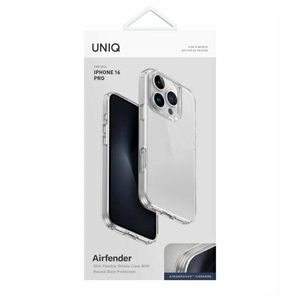 Etui do iPhone 16 Pro UNIQ Air Fender Przezroczyste
