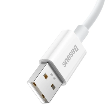 Kabel Baseus Superior Series SUPERVOOC USB-A na USB-C 65W 1m bílý