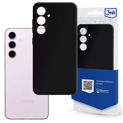 Puzdro pre Samsung Galaxy S24 3mk Matt Case Cover Black matný chrbát