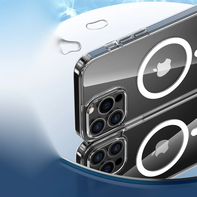 Kingxbar PQY Crystal Series magnetyczne etui do iPhone 13 obudowa pokrowiec przezroczysty (kompatybilne z MagSafe)