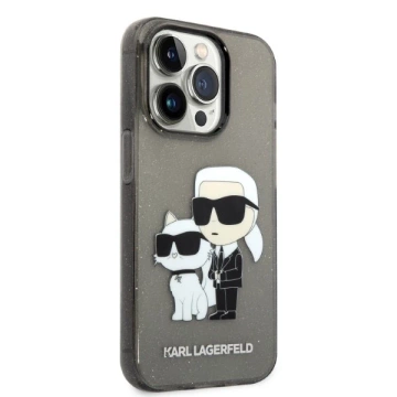 Etui Karl Lagerfeld KLHCP14LHNKCTGK do iPhone 14 Pro 6,1" hardcase Gliter Karl