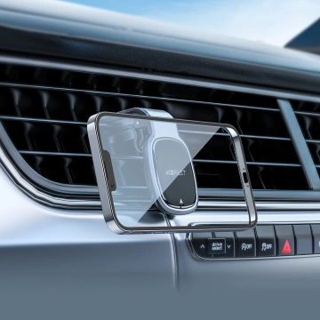 Acefast magnetic car phone holder for ventilation grille gray (D16 grey)