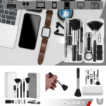 Súprava na čistenie klávesnice slúchadiel 18 v 1 multifunkčná kefka na čistenie klávesov SIM karty