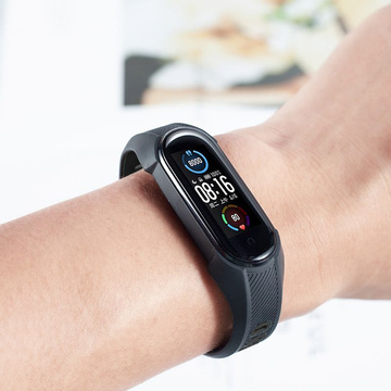 Спортивний ремінець Armor для Xiaomi Mi Smart Band 5/6/6 NFC / 7 Black