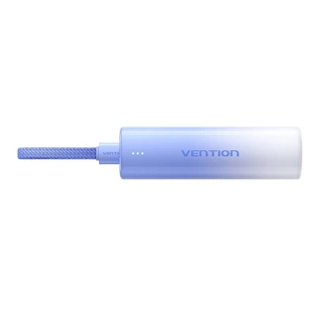 Powerbank Vention 5000 mAh 20 W USB-C auf Lightning-Kabel Blau