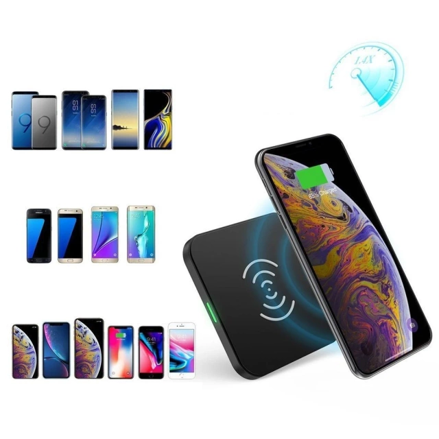 Choetech Qi 10W bezdrôtová nabíjačka pre slúchadlá čierna (T511-S)