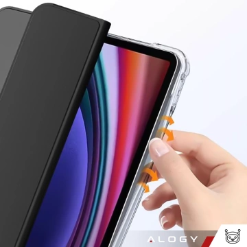 Захисний чохол для планшета Samsung Galaxy Tab S9 FE 12.4" Alogy Book Cover Case, чорний
