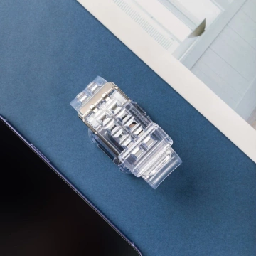 Remienok na zápästie Svetelná súprava Silikónový remienok Náramok Náramok Puzdro na hodinky Apple Watch 2/3/4/5/6/SE 42/44 červené