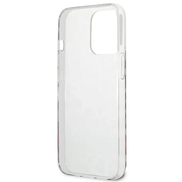 Guess GUHCP13LHSLEOP iPhone 13 Pro / 13 6,1" ružovo-ružové pevné puzdro Leopard