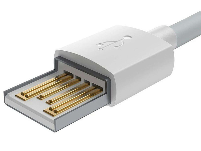 2x Kabel 1,5m Baseus przewód USB für Lightning PD 2.4A Weiß