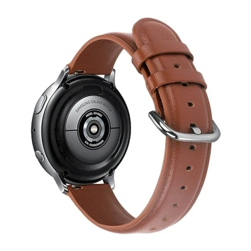 Smartwatch strap Beline Elegance strap universal for 20mm brown/brown