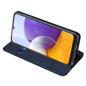 Чохол кобура Dux Ducis Skin Pro з відкидною кришкою для Samsung Galaxy A22 4G синій