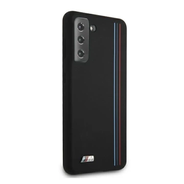 Etui BMW BMHCS21MSIVTBK do Samsung Galaxy S21 Plus G996 Silicone Stripes M Collection