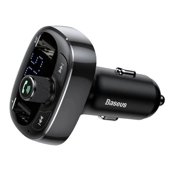 Baseus FM Transmitter Bluetooth 4.2 mp3 car charger 2x USB 3.4A hands-free kit MicroSD