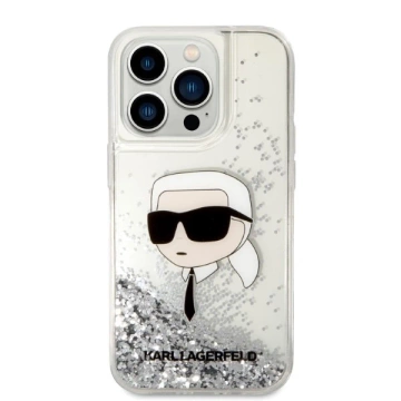 Etui Karl Lagerfeld KLHCP14LLNKHCH для iPhone 14 Pro 6,1" Hardcase Glitter Karl Head