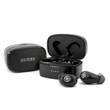Dokovacia stanica pre Bluetooth slúchadlá Guess GUTWSJL4GBK TWS Black / Black 4G