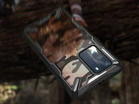 Etui Ringke Fusion X pro Huawei P40 Camo Black